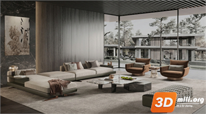 Sofa Minotti Skp Files 